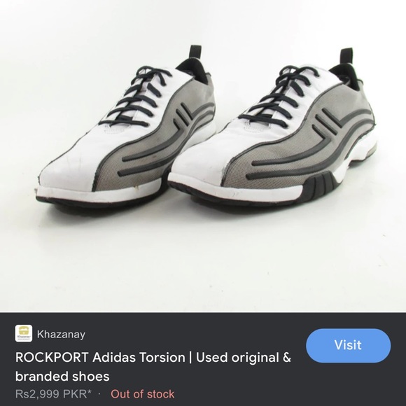 Rockport x Adidas Torsion Technology Leather Upper Men’s Sneakers Size 11 - Picture 16 of 16